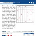 LOGISCHES DENKEN. Zeichnen Sie Strahlen ein. 14. Februar, Samstag, Sonntag, Valentinstag. Tabelle mit Zahlen. Kalender.