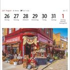 Juli | August, 30. Woche, 26.7. Antiquitätengeschäft an der Portobello Road. Rote Fassade mit "Alice's" Beschriftung.