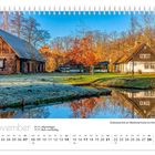 "November; 01.11. Allerheiligen, 17.11. Buß- und Bettag, Dreikreise-Eck am Waldhotel Eiche. Herbstliches Anwesen am Teich."