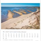 11 | 2027 WATT'N MEER Die Natur im Nationalpark. Kalender mit Sanddünen und Meereslandschaft.