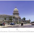 "Havanna, Capitol" steht unten links. Zentrum: Ein imposantes Capitol mit Kuppel, Menschen und Oldtimer auf der Straße.