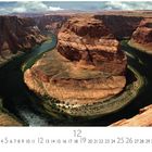 Text: "Horseshoe Bend", Zahlen von 1 bis 31, "CASARES EDITION". Zeigt eine spektakuläre Flussbiegung in einer Wüstenlandschaft.