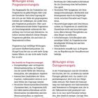 Seite 18: "Die Wechseljahre". Titel: "Wirkungen eines Progesteronmangels" und "Wirkungen eines Östrogenmangels".
