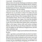 Seite 17: Ein detaillierter Text beschreibt eine Geburtsszene in einem Wasserbecken. Dialoge zwischen Figuren.