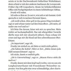 Seite 18 eines Romans. Dialog zwischen zwei Personen über Musik und Persönliches. Erwähnt DJ, Tanzfläche und Office.