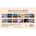 „Sehnsucht nach Unendlichkeit“ – Kawohl-Panorama-Postkarten-Kalender. Zwölf Landschaftsfotos symbolisieren Weite und Schönheit.