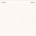 Zwei Seiten mit dem Titel "NOTIZEN", jede Seite hat horizontale Linien für handschriftliche Notizen.
