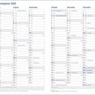 Kalender Juli-Dezember 2028 mit Feiertagen: Nationalfeiertag, Mariä Himmelfahrt, Weltkindertag, Tag der Deutschen Einheit, Weihnachten.