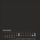 Kalender für Dezember. Feiertage: 5.12. 2. Advent, 6.12. Nikolaus, 12.12. 3. Advent, 19.12. 4. Advent, 24.-26.12. Weihnachten.