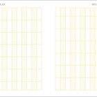 Zwei identische Stundenpläne mit Wochentagen und Zeitspalten, horizontal linke zu rechte Struktur.