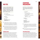 "MI-TO" und "COFFEE NEGRONI" sind Cocktails mit Campari, Rezepturen und Zubereitungshinweise. Bilder von Cocktails und Bar.