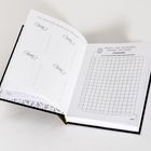 Links: "September", "Oktober", "November", "Dezember". Rechts: Gitter mit "Anzahl der gelesenen Bücher pro Monat".