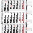 Kalender für November 2027 bis Januar 2028 mit Wochenzahlen. Feiertage: 1. November, 25.-26. Dezember, 1. Januar.