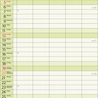 Kalender für September 2027. Wochenbeginn Montag. Wochenzahlen rechts. Feiertage markiert. Tabelle in Grün- und Beigetönen.