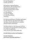 Eine poetische Reflexion über unvollendete Werke und verlorenes Interesse, überschrieben mit "entwurf". Seite nummeriert als 12.
