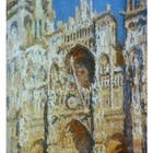 "Claude Monet, Kathedrale von Rouen, Ölgemälde. Kalenderdaten von 01 bis 31, Monat 12. Impressionistischer Stil."