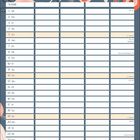 Text: "Dezember, NAME, KW 48–52, 1. Advent–Silvester." 

Illustration: Rote und rosa Blumen auf blauem Hintergrund.