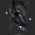 „Nichts ist erbärmlicher als ein Sklave, der anfängt, einem Sklaventreiber zu vertrauen.“ Illustration eines Mannes mit Schwert.