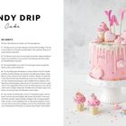 "CANDY DRIP Cake. Zutaten und Anleitung für Dekoration, Böden, Füllung. Rosa Torte mit weißer Glasur, Macarons, Zuckerperlen."