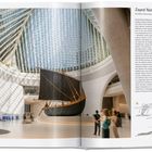 "Zayed National Museum, Abu Dhabi, Vereinigte Arabische Emirate, 2007–25." Modernes Atrium mit großem Segelbootmodell.