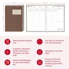Termin Notizen 2027. Übersichtliches Kalendarium. Viel Platz für persönliche Termine. Kalender mit Feiertagen.