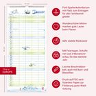 Fünf-Spaltenkalendar, wunderschöne Motive, stabile Rückwand, Feiertage, beschreibbar, FSC-zertifiziert, Made in Europe.
