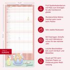 Fünf-Spaltenkalendarium, Platz für Einträge für alle Familienmitglieder, wunderschöne Motive, stabiles Material.