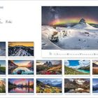 Text: Dumont Kalenderverlag, Berge. 13 Kalenderbilder mit Schneelandschaften und Bergpanoramen, Januar bis Dezember.