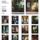 Text: "Korsch Verlag, Lost Places, Stefan Hefele, www.stefan-hefele.de." Kalenderfotos von verfallenen Gebäuden und alten Räumen.