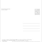 Adventstage und Feiertage sind aufgelistet; links Textinformationen, rechts Briefmarke mit Heißluftballon.