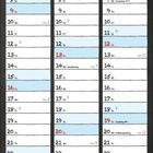 Kalender für Januar bis März 2028 mit Feiertagen: Neujahr, Heilige Drei Könige, Valentinstag, Faschingsdienstag.