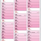 Kalender für Januar bis März 2028 mit Feiertagen wie Neujahr, Valentinstag, und Aschermittwoch. Farbig markierte Wochenenden.