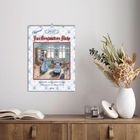 Kalender mit dem Titel "Aus Großmutters Küche 2021"; Illustration von Frauen in traditioneller Kleidung in einer Küche.