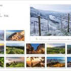 "Weinstraßen Europas" zeigt verschiedene weinbezogene Landschaften in Europa, jede mit markanter Schönheit und Atmosphäre.