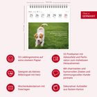 Kalender mit Zitat über Hunde und Menschen. Enthält 53 Lieblingsmotive. Made in Germany. Details zur Größe und Vorteilen.