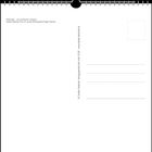 Text: "Überlingen – am winterlichen Uferpark". Kalenderseite mit Postkartenlayout und Spiralbindung oben.