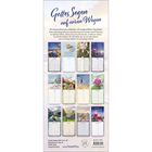 "Gottes Segen auf euren Wegen" steht oben. Darunter zwölf Kalenderblätter mit Naturbildern und Texten zu einzelnen Monaten.