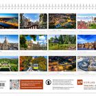 Januar: Blaues Wunder, Februar: Zwinger, März: Panometer Dresden, April: Yenidze, Mai: Frauenkirche, Juni: Zwinger, 11,90 EUR.