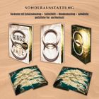 "Sonderausstattung: Hardcover mit Schutzumschlag, Farbschnitt, Wendeumschlag, aufwändig gestalteter Vor- und Nachsatz."