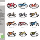 475 x 330 mm, € (D) 18,99; Mopeds 2027; Verschiedene historische Mopeds, jeweils mit Marke und Jahr beschriftet.