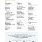 Seite 150: Stichwortverzeichnis mit Themen wie Ablenkung, Anpassung, Autismus, Gewohnheit. Text für Leserfeedback unten.