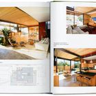 „Livinghome RK1“, „Plan of the ground floor“, „The spacious living room is divided into various functional areas“. Moderne Innenräume.
