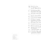 Handschriftlich geschriebene "10 Regeln zur Baukunst" mit klarer, minimalistischer Gestaltung auf weißem Hintergrund.