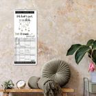 "Ich hab's gut, ich hab dich. Timer für zwei und Zeit zu zweit." Kalender an einer Wand mit Pflanzen und Deko.