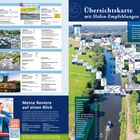 Übersichtskarte mit Hafen-Empfehlungen. Meine Reviere auf einen Blick. Seen im Überblick: Beetzsee, Fleesensee, Kölpinsee.