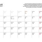 Kalenderblatt Januar 2027 mit Feiertagen Neujahr am 1. und Heilige Drei Könige am 6. sowie ein Text über Quokkas.