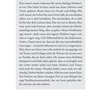 Titel: Reflexionsbox. Text: Eine Lektion über die Kürze des Lebens, Schmerz, Trauer, Freude, Selbstmitleid; Familiezusammenhalt schätzen.