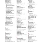 Stichwortverzeichnis mit Themen von "Heublumensack" bis "Riechepithel", nummeriert mit Seitenzahlen.