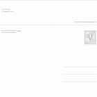 31.12. Silvester, 1.1. Neujahr. Adresse und Briefmarke rechts. Rechteckiges Layout, Platz für Text.