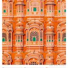 Kalenderseite: Hawa Mahal in Jaipur, Indien. Daten: 15.-21. März 2027 mit Hervorhebung des 21. März.